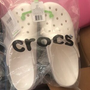 CROCS and black stripe with size M12